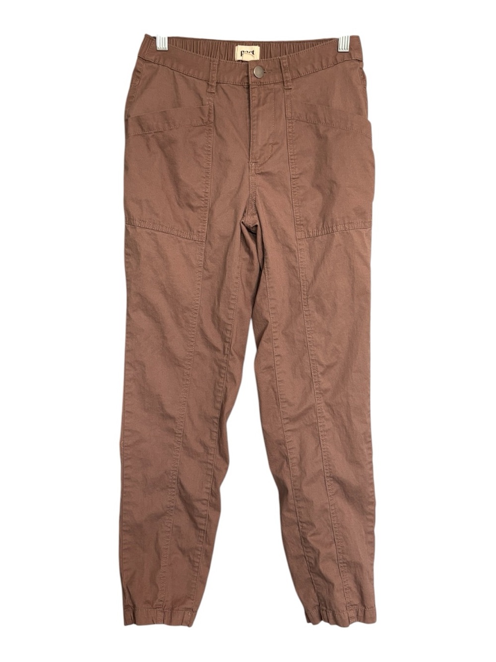 Pact Organic Cotton Utility Jogger Pants – Brown – XS